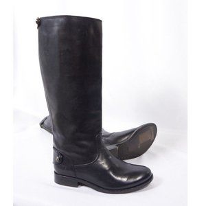 Frye Melissa Button Zip Extended Calf Riding Boots